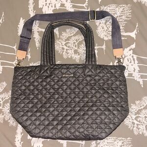 MZ Wallace Medium Metro Deluxe Tote in Magnet